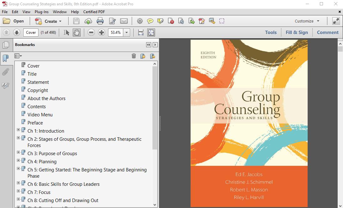 Group Counseling Strategies And Skills 8e Ed Jacobs Jasa