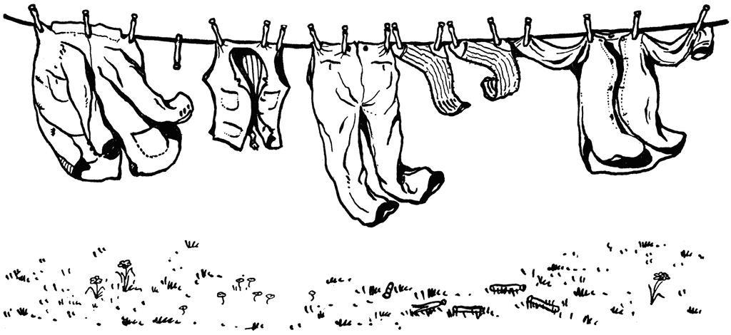 clipart washing line - photo #17