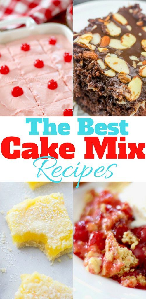 The Best Cake Mix Recipes Easy Recipe and DIY Tips