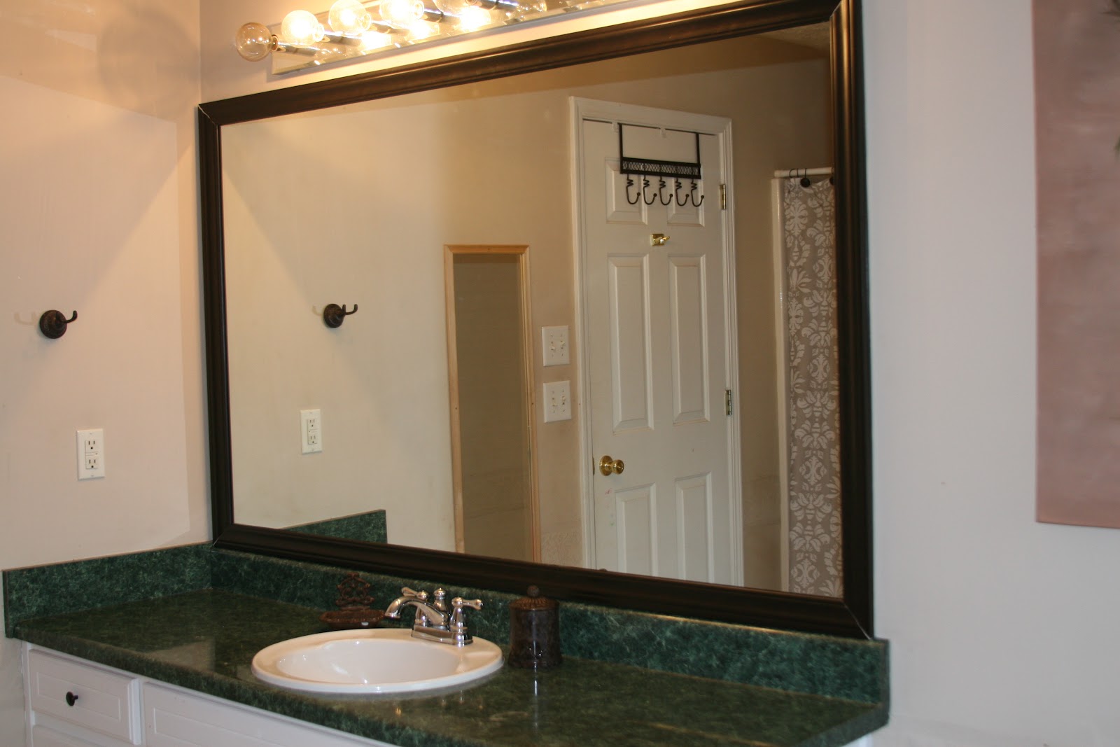 Ideas For Framing A Mirror In The Bathroom