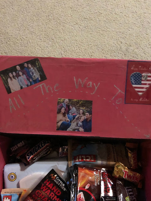 Military Care Package Box Decorating Ideas