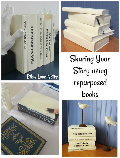This is a simple craft - anyone can do it. It's inexpensive, fun, and it makes a great conversation piece and a great way to share your testimony. #Books #Craft
