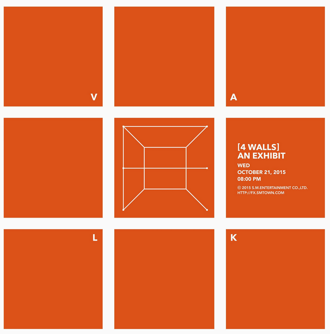 f(x)'s latest album '4 Walls' to be released on October 27! Wonderful