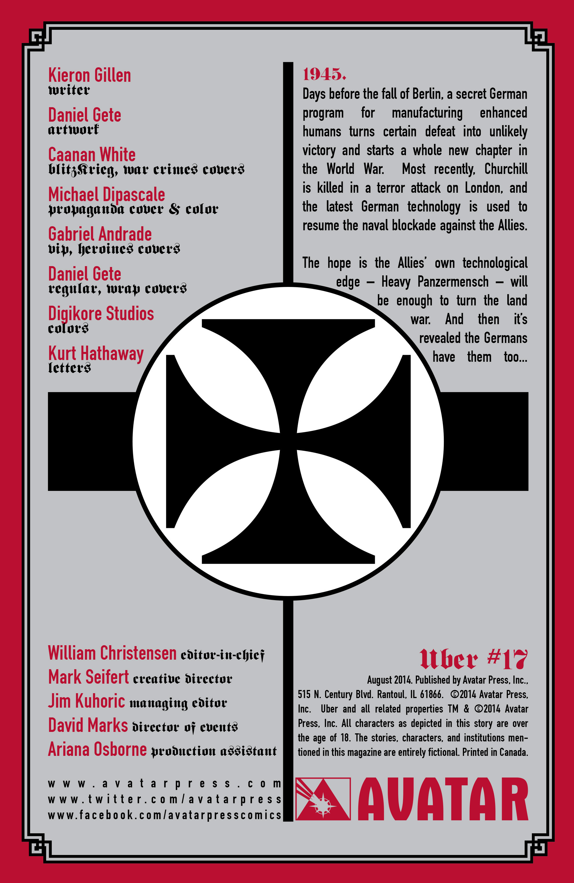 Read online Uber comic -  Issue #17 - 6