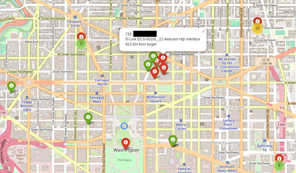 Kamerka - Build Interactive Map Of Cameras From Shodan