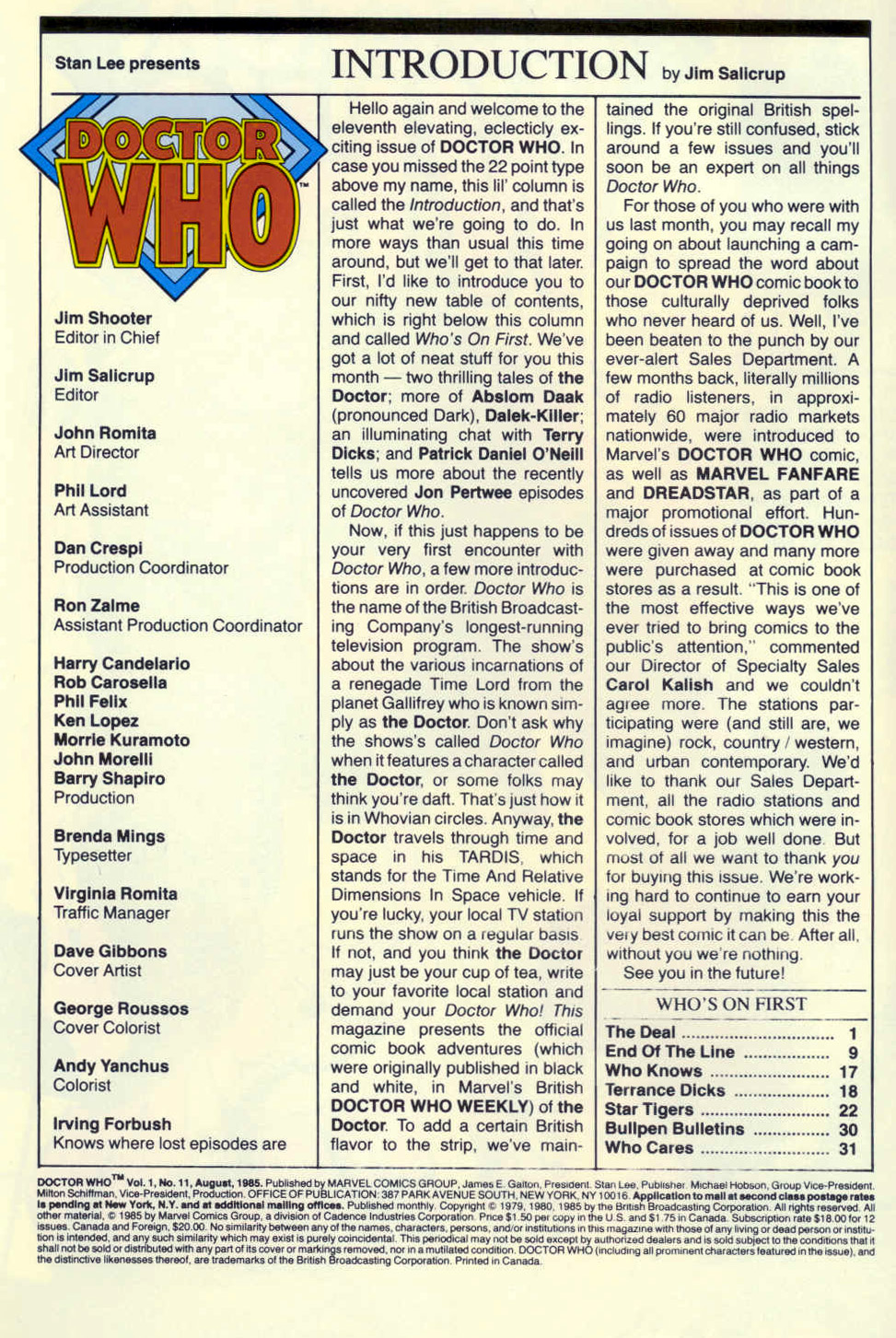 Doctor Who (1984) issue 11 - Page 2