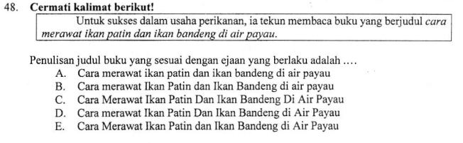 PENULISAN JUDUL YANG BENAR ~ ZUHRI INDONESIA