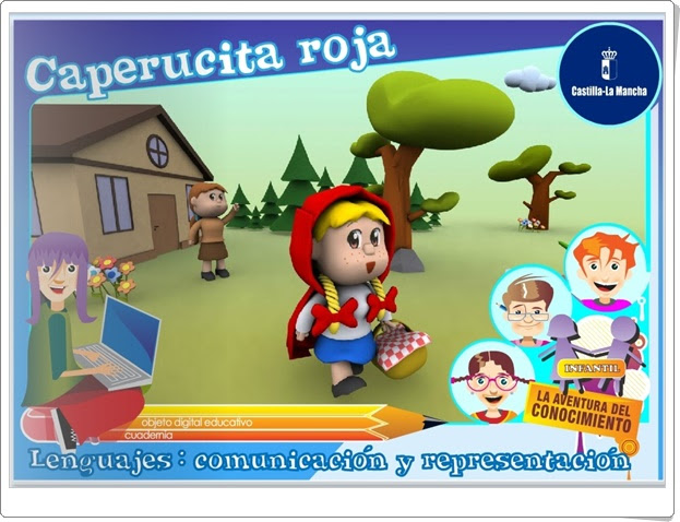 "Caperucita roja" (Actividad interactiva de comprensión lectora de Infantil)