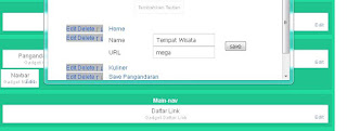 pengaturan mega menu template cool mag
