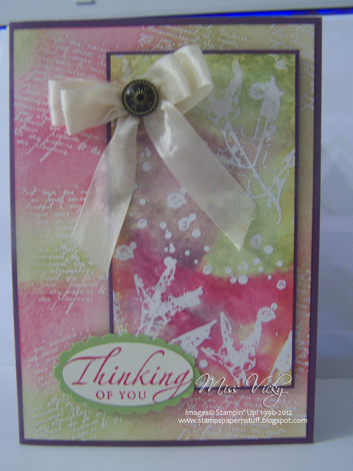 Stampin' Up!® Distressing....