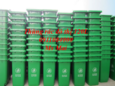 Nhập khẩu và phân phối thùng rác công nghiệp 120 lít, 240 lít, 660 lít
