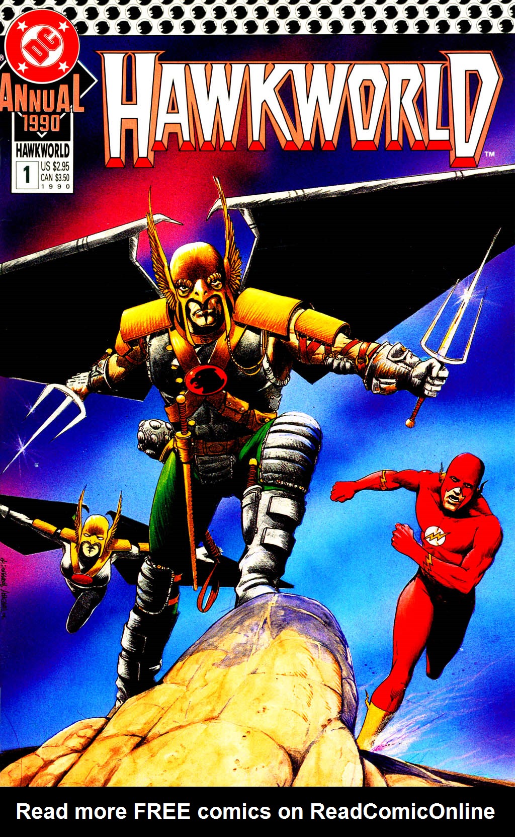 Read online Hawkworld (1990) comic -  Issue # _Annual 1 - 1