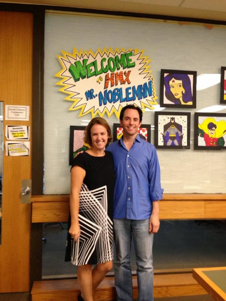 Noblemania Speaking at Hommocks Middle School, Mamaroneck, NY