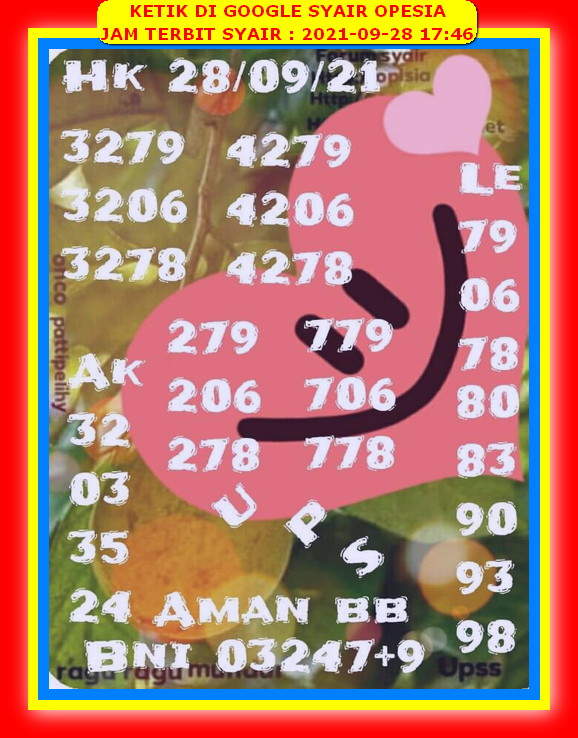 Syair Toto Hongkong 28 September 2021 Royal Syair Syair Toto Hongkong 28 September 2021 Royal Syair