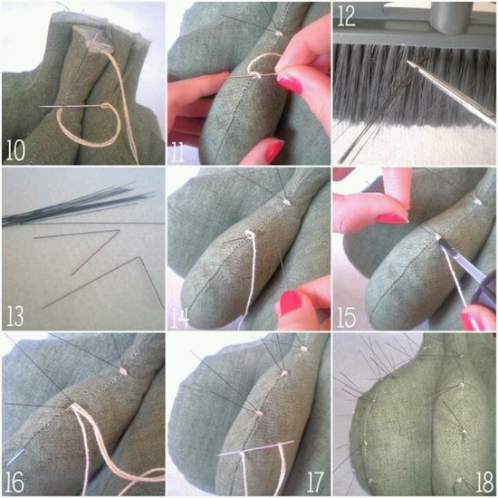 Cactus de tecido com PAP (DIY)