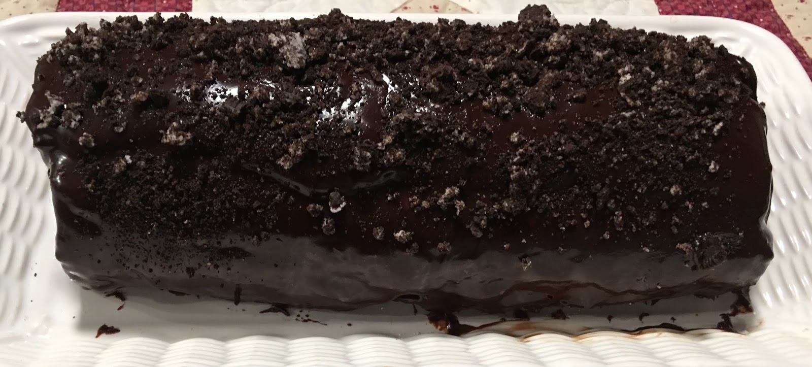 Dying for Chocolate COOKIES 'N CREAM OREO CAKE ROLL Post by Judy