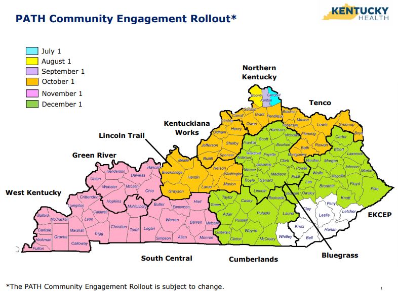 KENTUCKY HEALTH NEWS Medicaid work requirements to begin in Northern