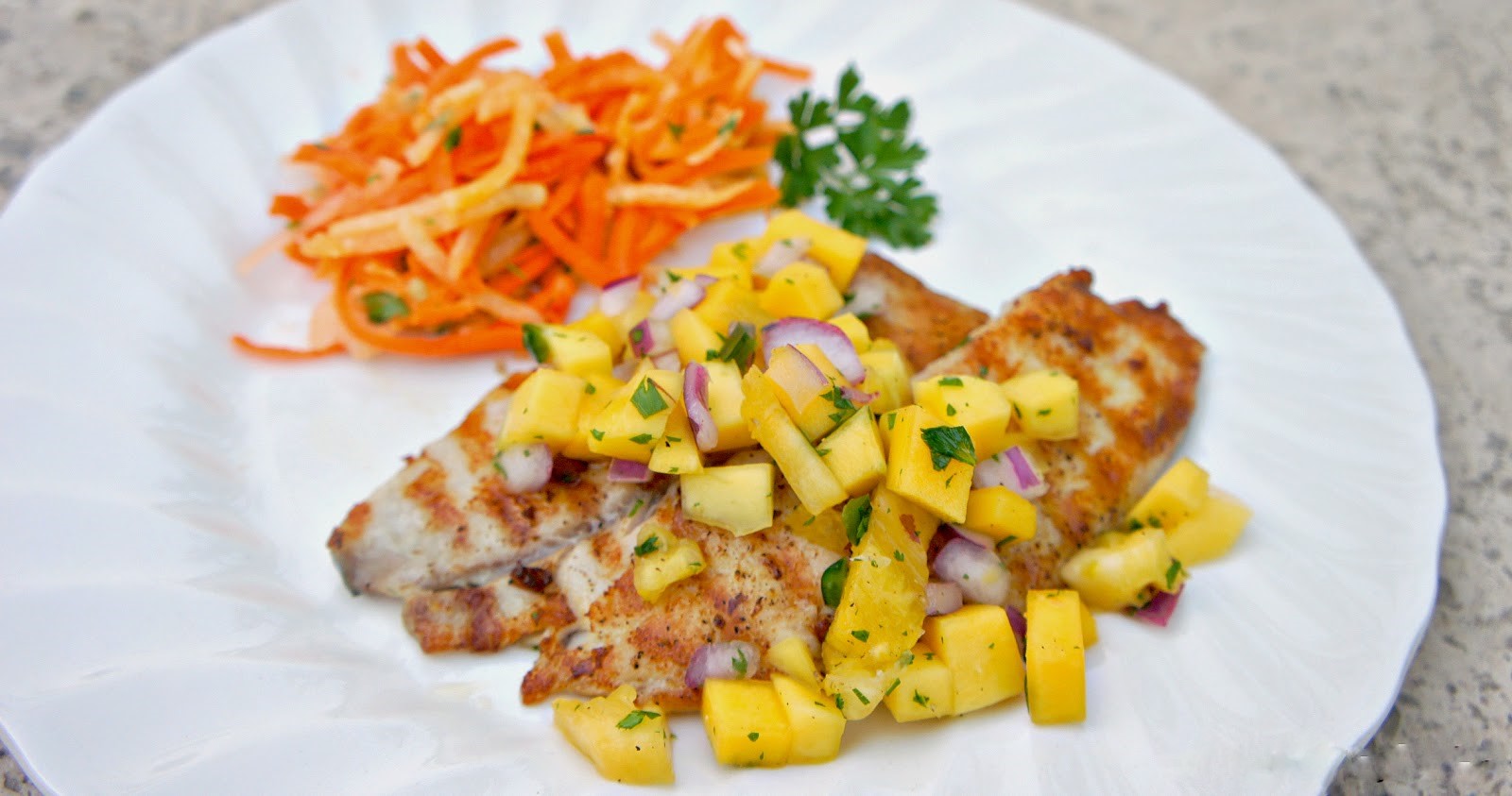 GRILLED TILAPIA WITH PINEAPPLE SALSA Cooks Network
