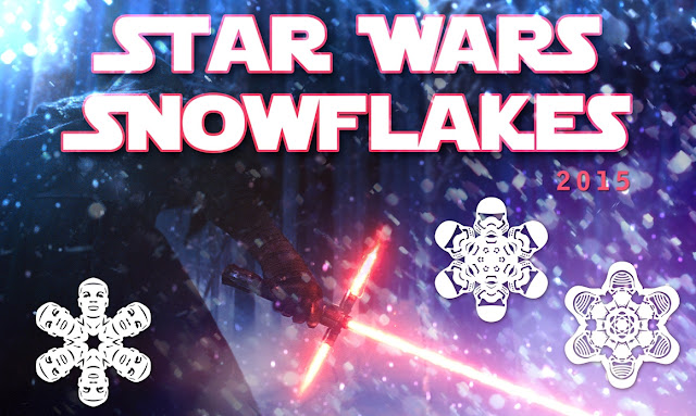 Die Star Wars Winter Fensterdeko zum selber basteln | The Force Awakens Edition