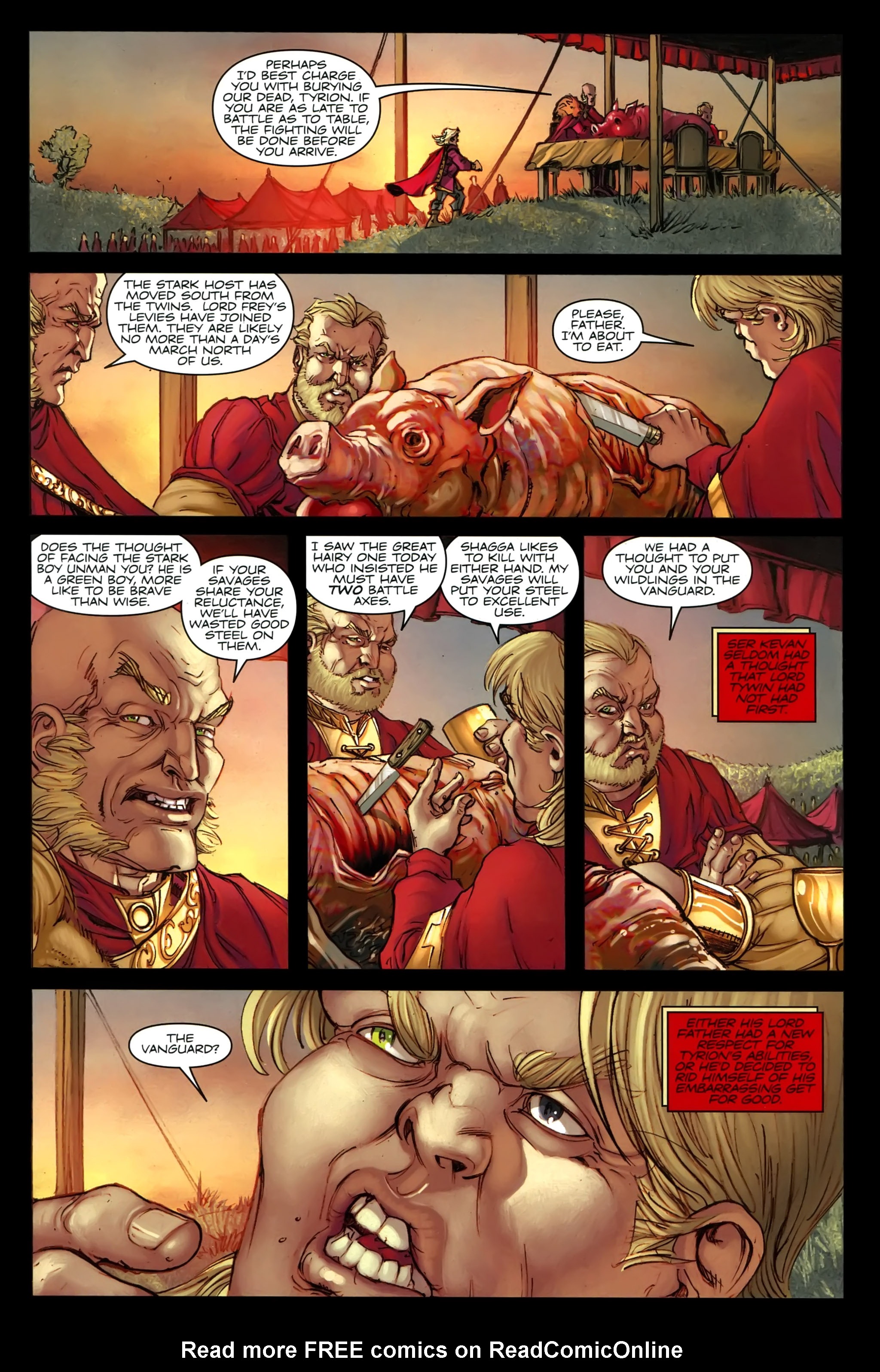 Read online A Game Of Thrones comic -  Issue #21 - 3