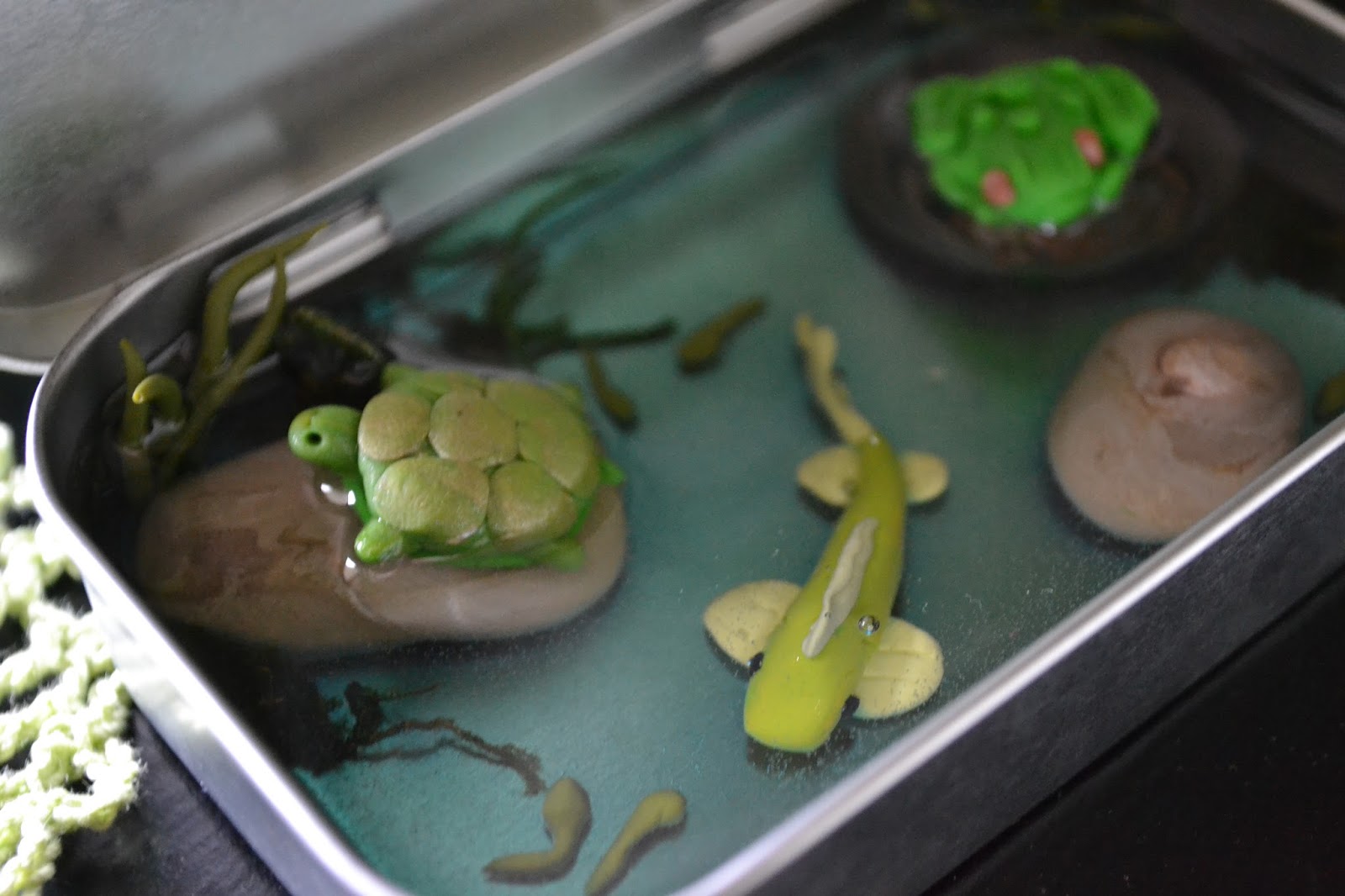 Closet Crafter Pocket Aquarium Out of Polymer Clay