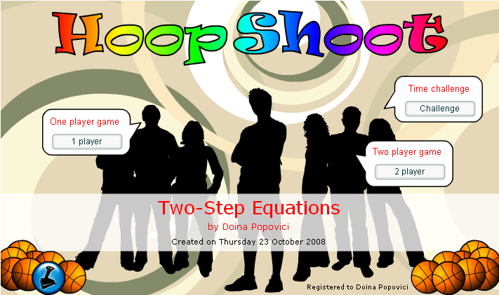 http://www.math-play.com/Two-Step-Equations-Game.html