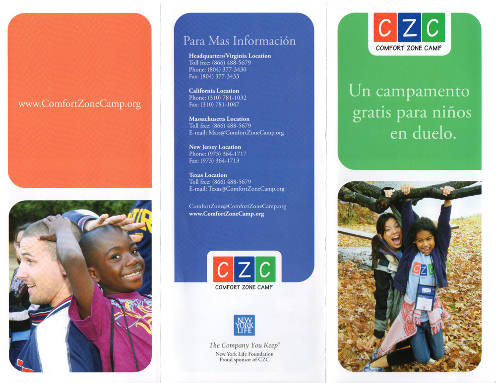 OC Community Resources COMFORT ZONE CAMP