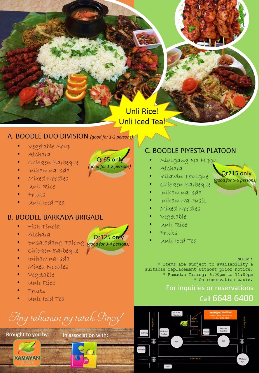 Serene Beauty Amidst Chaotic World INFO Filipino Food and Dishes in Qatar