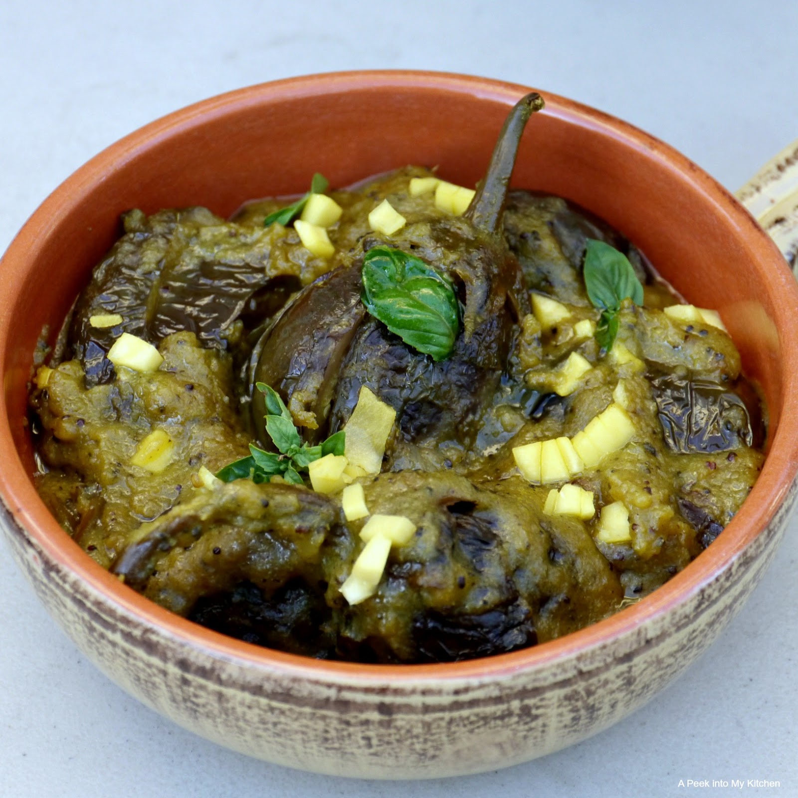 A Peek into My Kitchen Eggplant Curry (Oldest ProtoCurry) Day 143