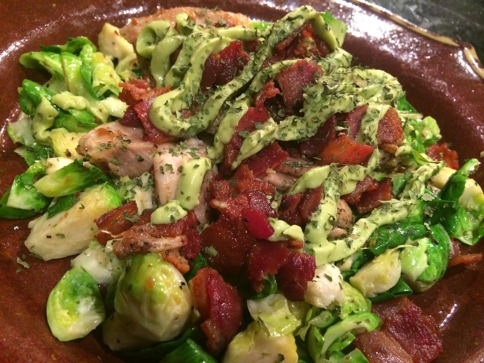 Primal Mom Primal Mom Brussel Sprout Chicken Salad