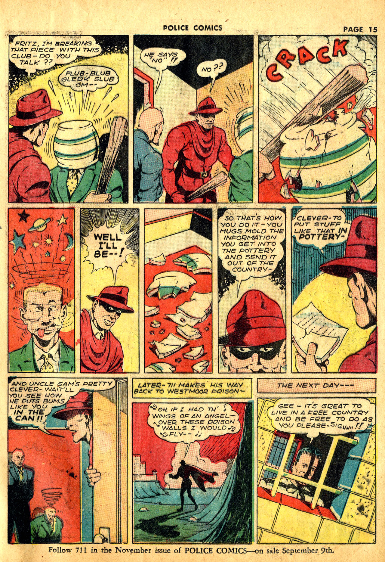 Read online Police Comics comic -  Issue #12 - 18