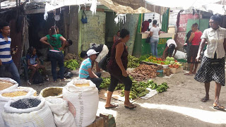 Así se mantiene mercado público de Barahona.