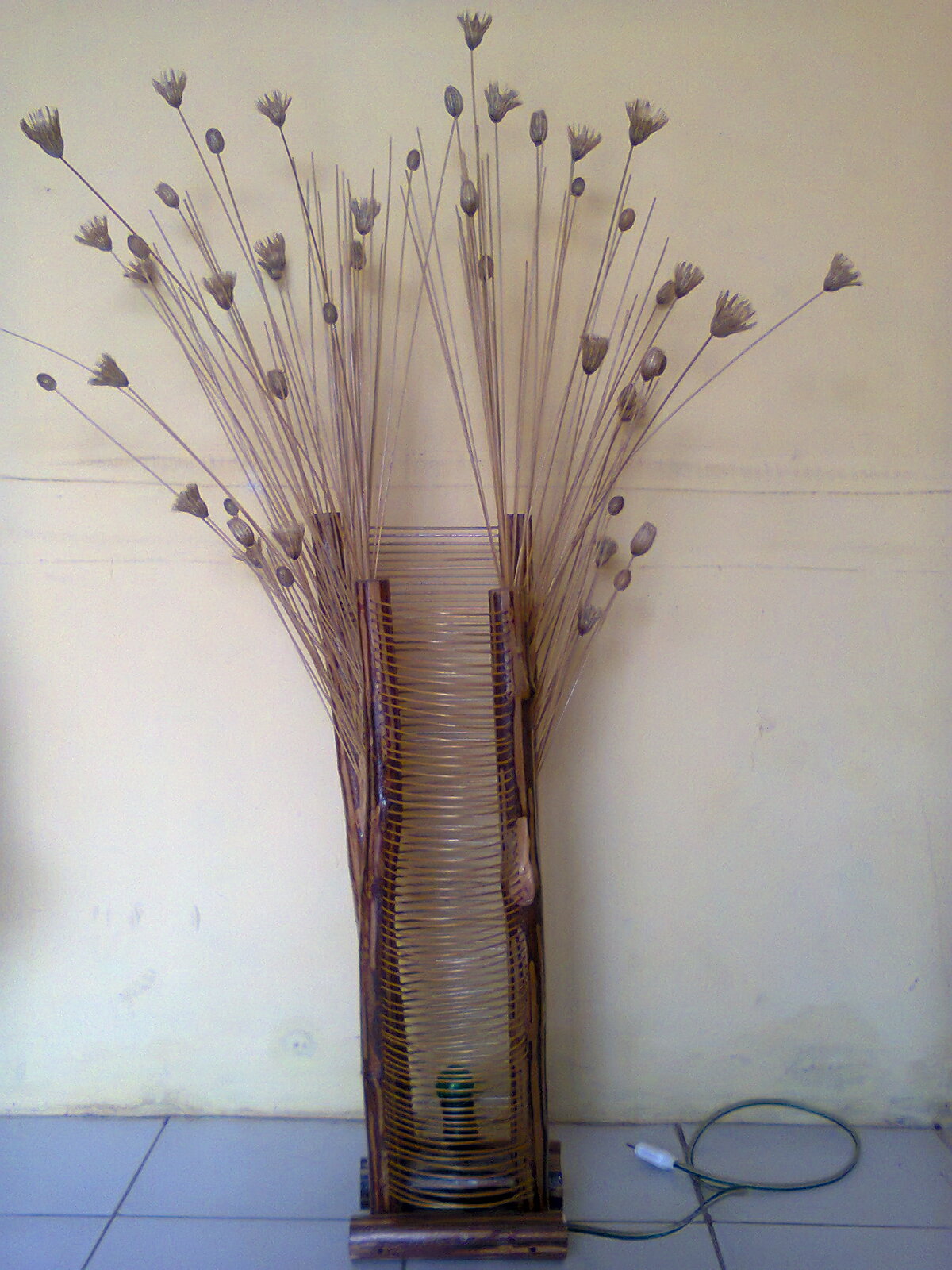 Lampion Vas bunga Rotan  Kerajinan  Rotan  Kayu  dan Bambu 