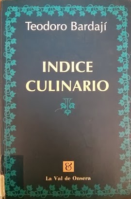 Índice Culinario de Teodoro Bardají Más