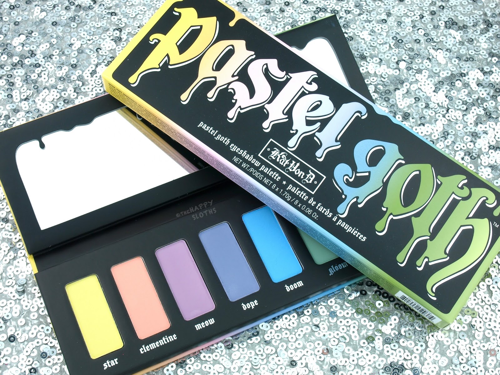 Kat Von D Pastel Goth Eyeshadow Palette: Review and Swatches