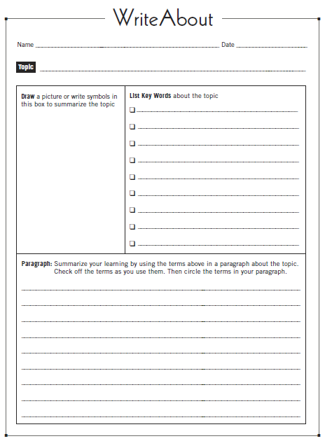 write around strategy lesson plan write around strategy benefits