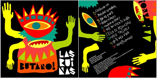 Diseño para el cd de Las Ruinas "Butano!" 2010