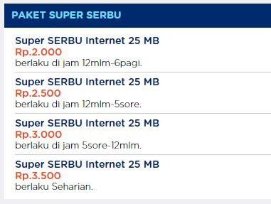 Paket Super Serbu
