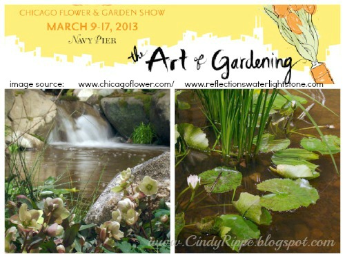 Chicago Flower and Garden Show, Monet, Gardens at Giverny, Water Garden, Art, Flowers, 