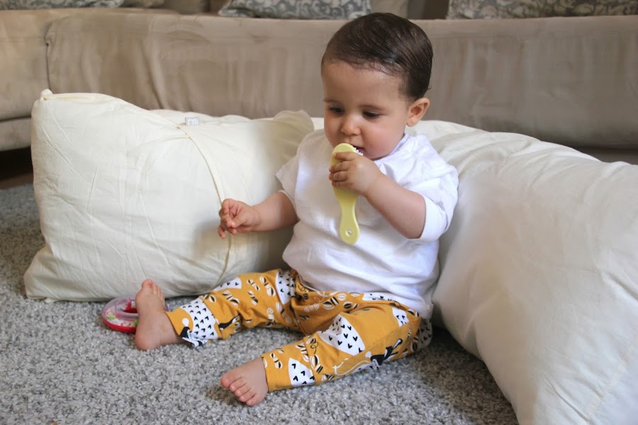 DIY Tutorial y patrones legins de bebé. Patrones gratis ropa bebe.