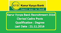 Karur Vysya Bank Recruitment 