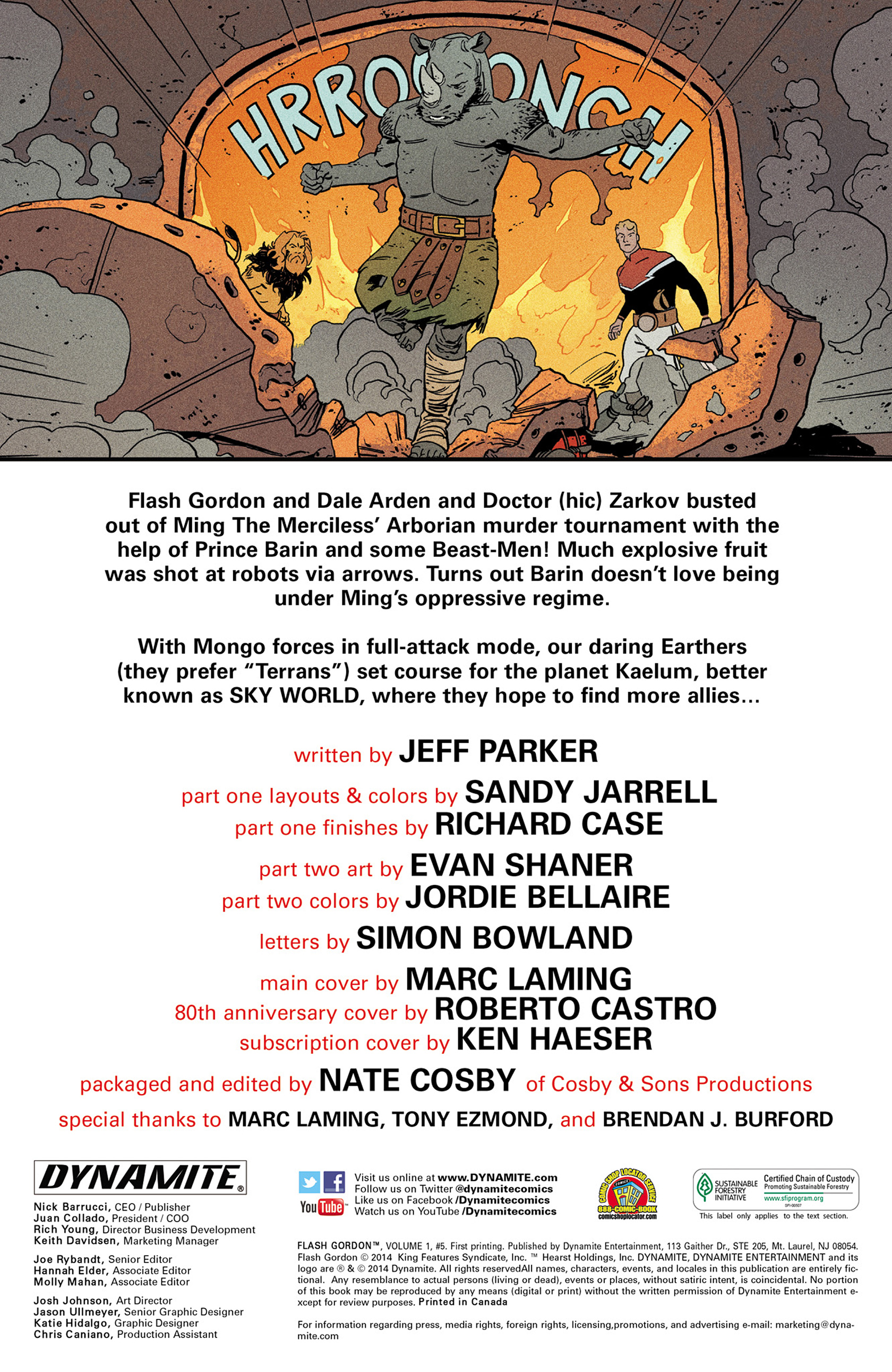 Read online Flash Gordon (2014) comic -  Issue #5 - 3