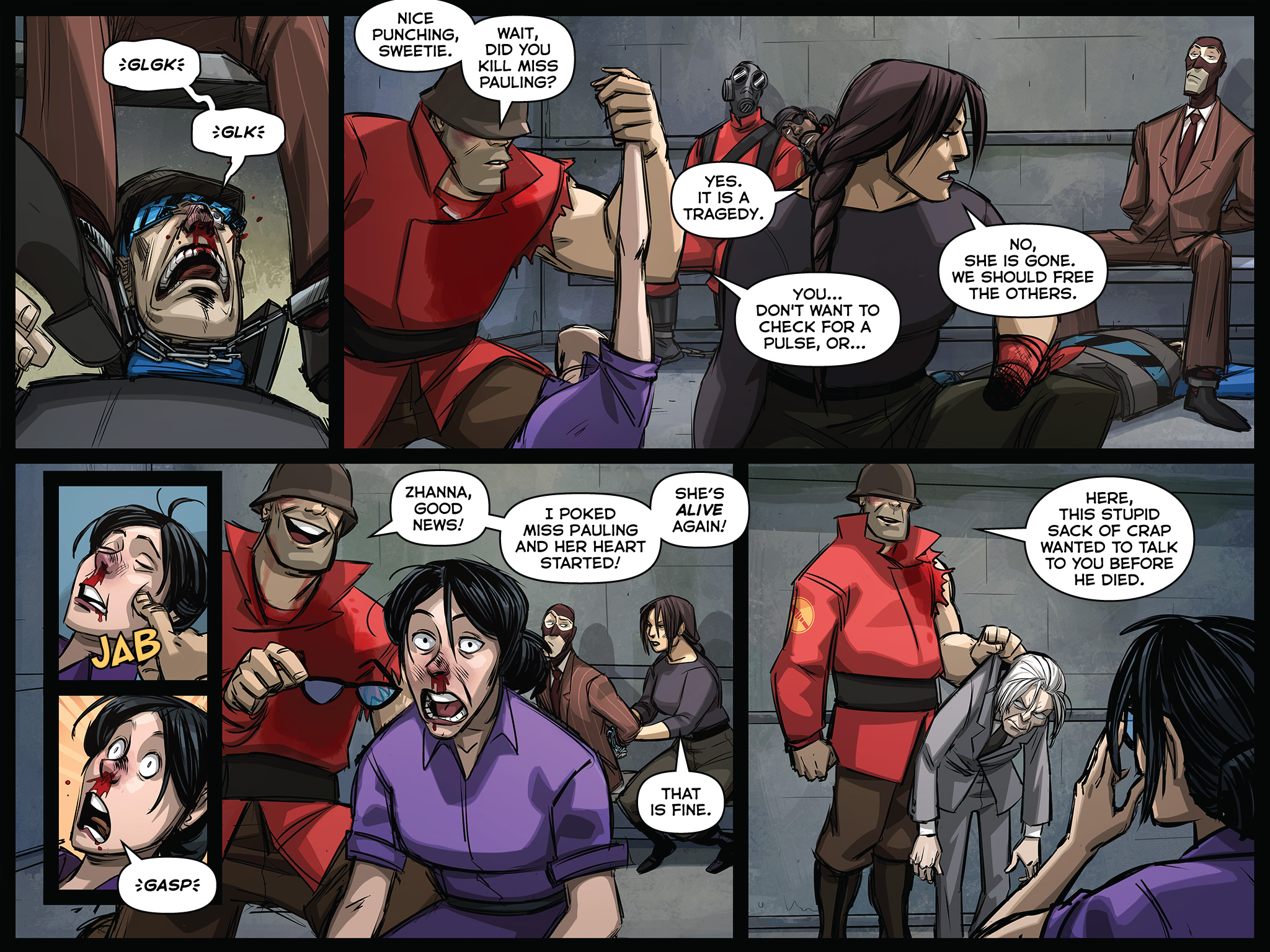 Read online Team Fortress 2 comic -  Issue #5 - 52