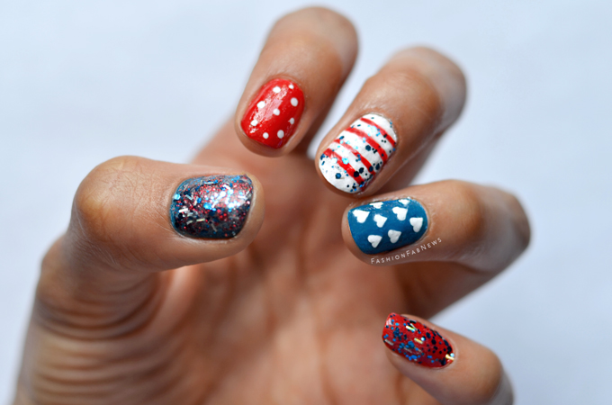 Fourth of july nails