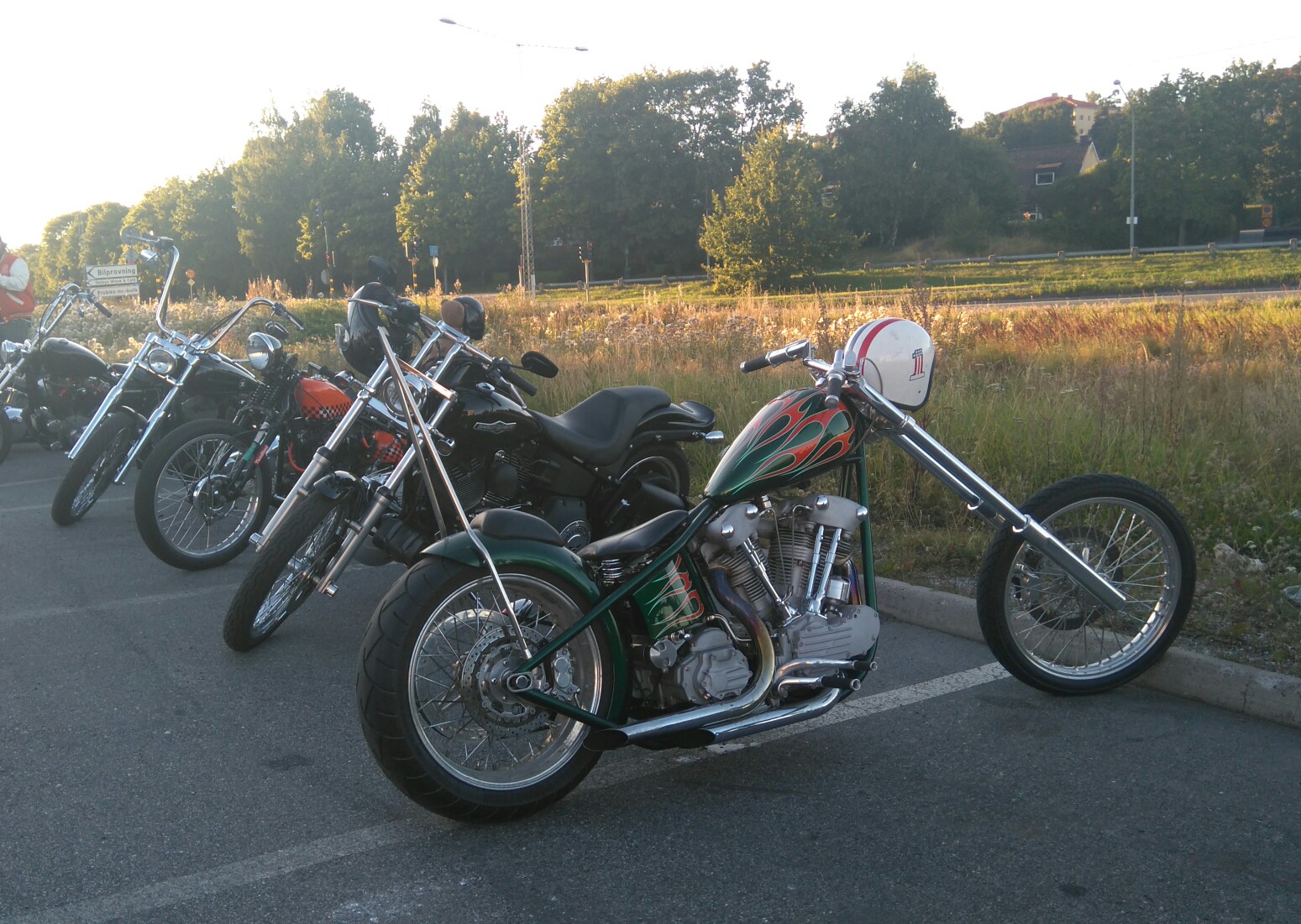 kustomizerkurt New Choppermeet every wednesday in Stockholm...