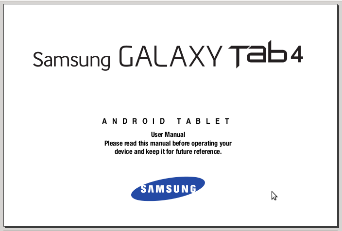 Samsung Galaxy Tab 4 7.0 SM-T230 Manual PDF - Manual Centre