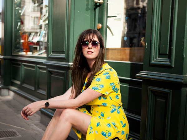Outfit: perfect vintage yellow dress