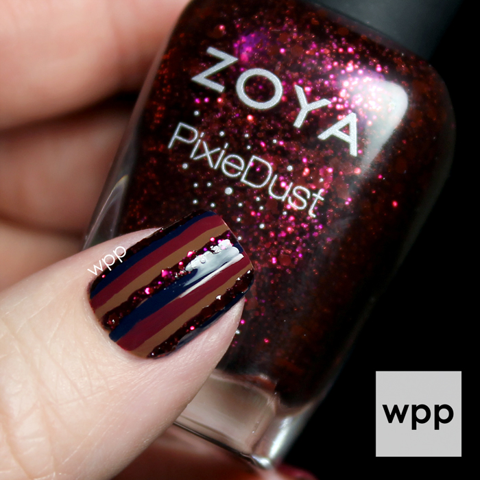 Zoya Entice Collection and Ultra PixieDust Skittle Nail Art