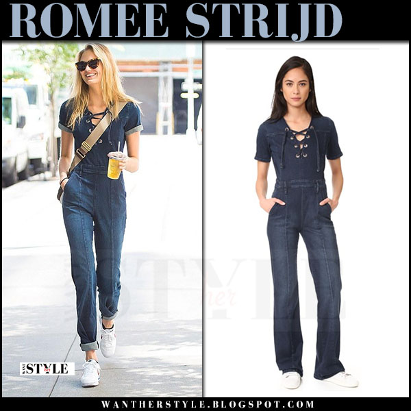 sandra bullock denim jumpsuit
