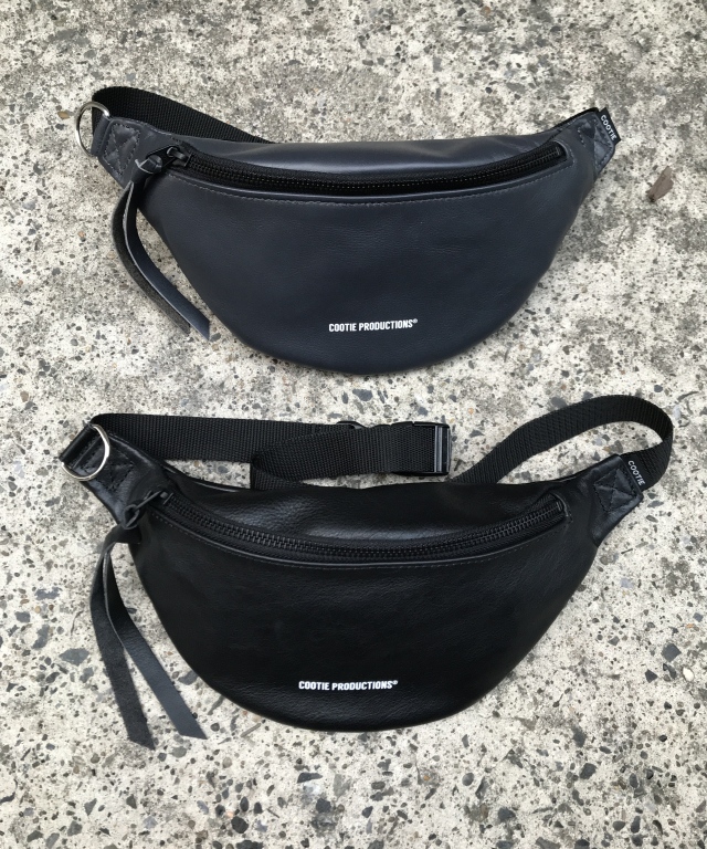 COOTIE/クーティー】本店限定のレザーバッグ、「Leather Waist Pack